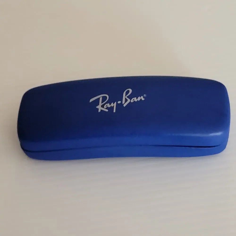 Ray-Ban hard clamshell blue sunglasses eyeglasses case